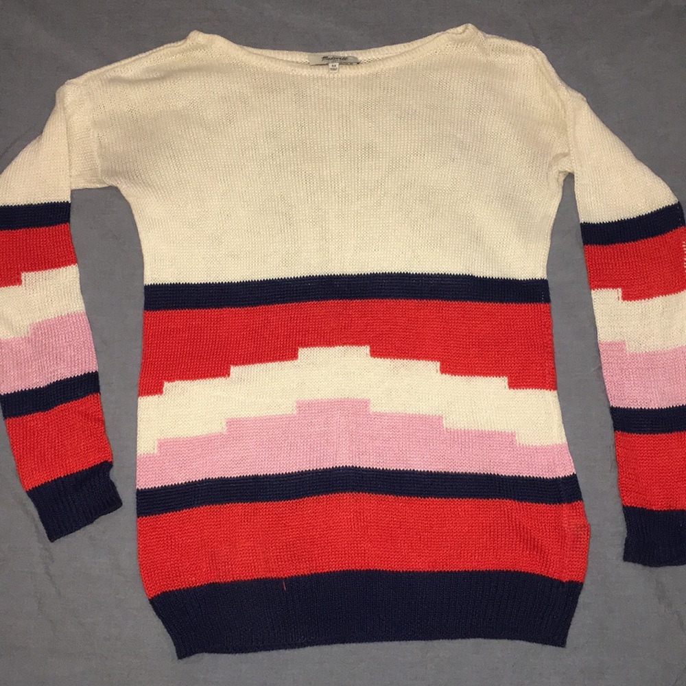 EVERYTHING MUST GO Madewell Boatneck Linen Sweater